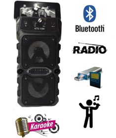 Resim Genel Markalar Outdoor Parti Hoparlörü Bluetooth Hoparlör 3 Inç × 2 Kablosuz Speaker Ses Bombası Radyo-usb Tf Giriş 