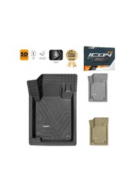 Resim Promats İcon 5d Havuzlu Paspas 5 Parça Bej 