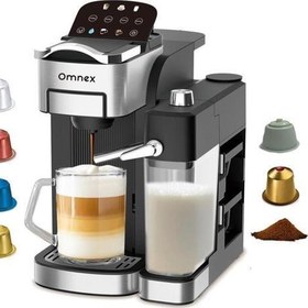 Resim Ox-Pro II Kapsül Kahve ve Espresso Makinesi 20 Bar Basınç, Süt Köpürtücü, Latte & Cappuccino 