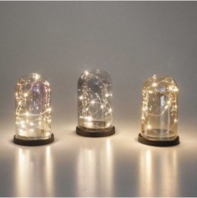 Resim Genel Markalar Trenda Accessorries Sevgililer Günü Hediyesi Boş Akrilik Işıklı Fanus 