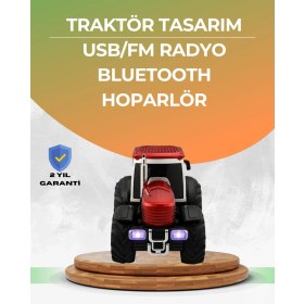 Resim Taşınabilir Nostaljik Araç Tasarımlı Bluetooth Hoparlör 