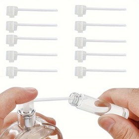 Resim 10 adet Parfüm Dolum Pompası Kozmetik Dağıtıcı Pompası Seyahat için Kullanılan Dolum Parfüm Sprey Şişesi için Transfer Aracı 