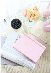 Resim A5 Bullet Journal Noktalı Defter 140 Gr. 80 Yaprak Cotton Candy Pembe 