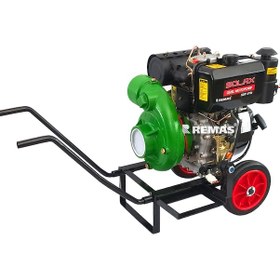 Resim Solax Sdp-4yn Marşlı 4''inç Yüksek Basınçlı Dizel Su Motoru Motopomp 