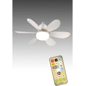 Resim Kiwi Sessiz Çalışma 6 Fan Kanat ve Işıklı Uzaktan Kumandalı Tavan Tipi Vantilatör KFAN-7680 