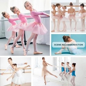 Resim Bale ayakkabısı, kız, deri bale ayakkabısı, jimnastik ayakkabısı, bölünmüş deri tabanlı dans ayakkabısı, çocuklar ve yetişkinler için 