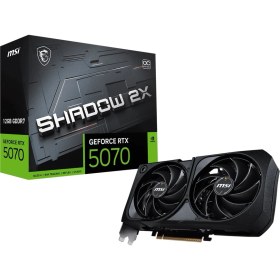 Resim Msı VGA Geforce Rtx 5070 12G Shadow 2x Oc RTX5070 12GB Gdrr7 192B DX12 Pcıe 5.0 X16 (3xdp 1xhdmı) 