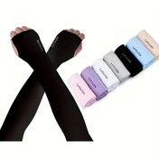 Resim Sicak Güneş Koruma Kolluksuz Eldivenler - Dış Aktiviteler İçin Nefes Alabilen, Teri Önleyen, Parmaksız Tasarım, Dış Eldivenler|Nefes Alabilen Eldivenler|Esnek Kumaş 