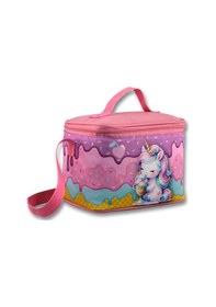 Resim Ümit Çanta Termoslu/ısı Yalıtımlı Beslenme Çantası - 5004 - Dondurma Yiyen Unicorn, Mor Pembe Kız Çocuk Mor - Pembe 