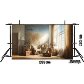 Resim Venspor Renkli Gökkuşağı ve Bulutlar: Pastel Boyalarla Sanat Dolu Arkaplan - 200x150cm Fon Duvar Örtüsü 