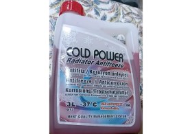 Resim Cold Power Coldpower 3 Litre Kırmızı Antifriz -37 Derece / Ta 