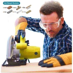 Resim İyisi Yok 185 mm Lazerli Sunta Kesme Elektrikli Daire Testere Sarı 1400-3000W 