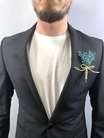 Resim Mavi Cipsolu Damat Yaka Çiçeği 5 Adet 