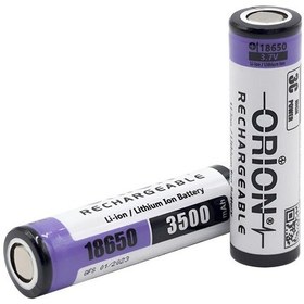Resim Orion 18650 3.7 V 3500 mAh 3C Şarj Edilebilir Li-Ion Pil 