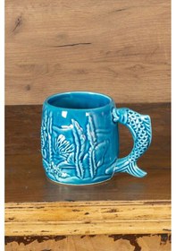 Resim Balık Figürlü Kupa Bardak 