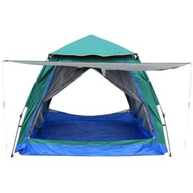 Resim Trç S. Dft 8 Kişilik Otomatik Çadır 3x3x2 M - Yeşil Çok Renkli 