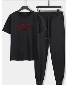 Resim Unisex Philadelphia Baskılı 2'li Eşofman Takımı Siyah 