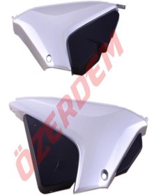 Resim Cbf 150 Uyumlu Yan Kapak Gri-siyah 
