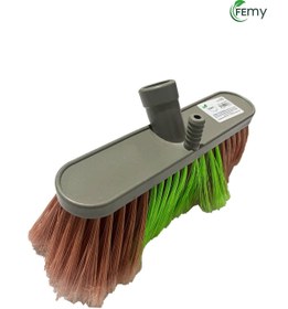 Resim Femy Plastik Oto Fırça 17 cm Sapsız - Otomobil Yıkama Fırçası, Hortum Girişli Araba Fırçası 