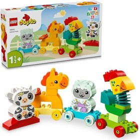 Resim LEGO® DUPLO® İlk Hayvan Trenim 10412 1½+ Eğitici Oyuncak Yapım Seti - 19 Parça 