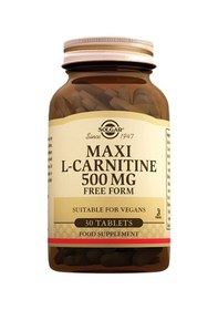 Resim Solgar Maxi L Carnitine 500 Mg 30 Tablet Maksi Karnitin 