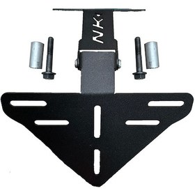 Resim Cf Moto Nk 250 2023 - 2025 Uyumlu Katlanır Plakalık Siyah Siyah 