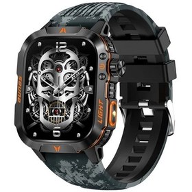 Resim Cloud011 Qtllbt Erkek Akıllı Saati Camoblack 2.02 Hd Ekran Arama 100+ Spor Modu Adım Sayar Suya Dayanıklı Diğer 