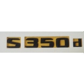 Resim Mercedes Uyumlu Yazı S 350 D Siyah 