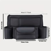 Resim Chuangyinshop 1 Adet Çok Fonksiyonlu Araç Koltuğu Düzenleyici Saklama Çantası Evcil Hayvan Bariyeri Araç Mendillik 