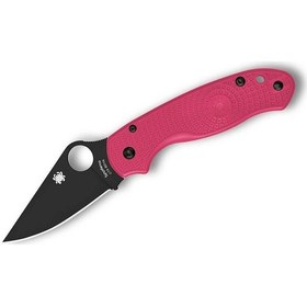 Resim Spyderco Para 3 Pink Lightweight Black Blade Plainedge Çakı Pembe 