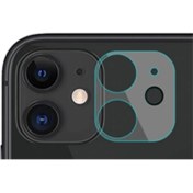 Resim Nettech Apple iPhone 11 Uyumlu Şeffaf Çerçeveli Seri Kamera Cam Koruyucu 