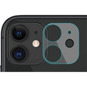 Resim Nettech Apple iPhone 11 Uyumlu Şeffaf Çerçeveli Seri Kamera Cam Koruyucu 