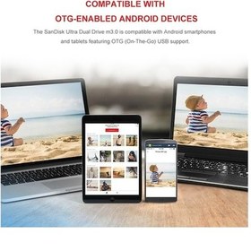 Resim Motion003 Sandisk Ultra Dual Drive 32gb - Hızlı Transfer, Otg, Android & Pc Uyumlu, Küçükboyutlu Tasarım 