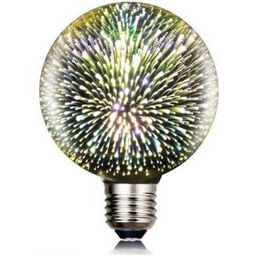 Resim Pazly 3d Led Dekoratif Ampul, Renkli Işık, E27 Duylu, 4.5w, 50.000 Saat Ömürlü 