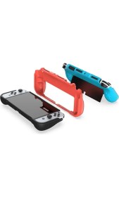 Resim Nintendo Switch OLED El Destekli Grip Tasarımlı Koruyucu Silikon Kılıf 