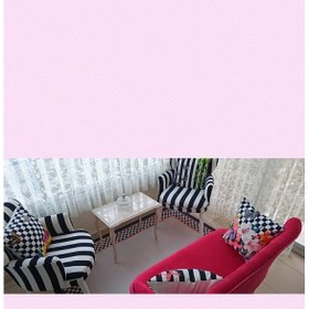 Resim Azra Mobilya Çay Seti Oturma Grubu Oturma Takımı Koltuk Takımı Ahşap Mobilya Takımı Balkon Bahçe Mobilyası Karışıkrenkli 