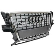 Resim Audi Q5 Ön Panjur Gri S-line 2009 Sonrası Uyumlu 