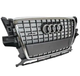 Resim Audi Q5 Ön Panjur Gri S-line 2009 Sonrası Uyumlu 