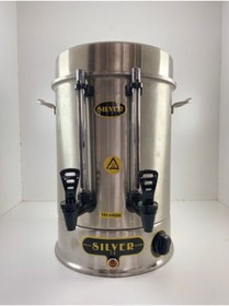 Resim Işıkgaz Silverinox 160 Bardak Çay Makinesi Semaver 