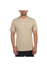 Resim Columbia Cs0282 Csc M Basic Sm Logo Brushed Ss Tee Erkek T Shirt 26720 Kahverengi 