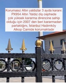 Resim Süper Parlak Altın Yaldız Kararmaz Koruma Altın Varak Boya 200Gr 