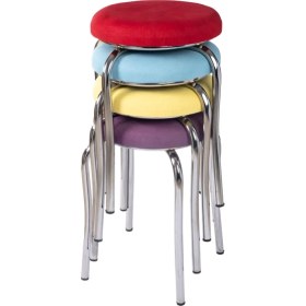 Resim Ekip Shop Tabure Mutfak Sandalyesi Tay Tüyü 4 Adet 