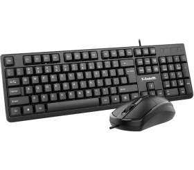 Resim Sones K-snake Km007 Kablolu Klavye Ve Fare Seti Masaüstü Bilgisayar Klavyesi, Stil: Fareli 