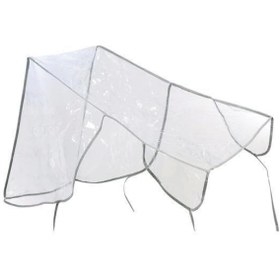 Resim Melek Moda Şeffaf Yağmurluk Puset için Rüzgar Engelleyici Muşamba 