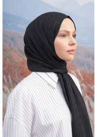 Resim Armanda 70 X 190 Cotton Monogram Desen Şal - Ar 3098 03048 - 70 X 190 / Siyah 