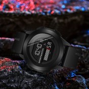 Resim Erkekler için Su Geçirmez Dijital Spor Saati - Kronograf, Tarih, Hafta, Gece Işığı Özelliği, Dayanıklı Siyah Plastik Kayış, Açık Hava Kampı & Fitness Tutkunları için İdeal 