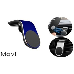 Resim Carub Mıknatıslı Telefon Tutucu L Tipi Mavi 