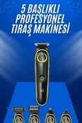 Resim modamtn Tıraş Makinesi Şarjlı 5 Başlıklı Burun ve Kulak Temizleme 