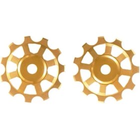 Resim Nova Ride 11T Ceramic Pulley Wheels (Bisiklet Aktarıcı Makarası) Altın 
