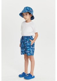 Resim Benitto Kids Erkek Çocuk Desenli Bucket Şapka 7009-yeşil 